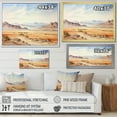 thumbnail image 5 of Designart "Ancient Egypt's Desert Charm II" Oversized Landscapes Framed Wall Art - Traditional White Egypt Hallway Framed Wall Art Decor, 5 of 7
