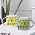 thumbnail image 4 of Coolnut 2 PCS 400ML Ceramic Coffee Mugs for Men Women, Cute Cactus with Guitar, Sombrero, Maracas. Great Cup for Cocoa, Tea, Office, Home, Engagement Gifts, 4 of 7