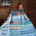 thumbnail image 2 of LHSHID Godson Gifts from Godmother/Godfather Birthday Gifts for Godson Blanket Christian Gifts for Godson from Godparents to My Godson Gift Ideas for Graduation 50"x60", 2 of 7