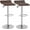Brown, variant on FASCK Adjustable Bar Stools, Adjustable PU Leather Bar Stool Counter Swivel Chrome Bistro Dining Chair Set of 2,Red