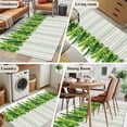 thumbnail image 5 of Spring Plants Area Rugs 2.7'x5', Washable Small Throw Rugs for Kitchen Bedroom, Modern Minimalist Leaves Lines Green Indoor Outdoor Rug Non-Slip Low Pile Carpet Runner Reversible Floor Mats, 5 of 8