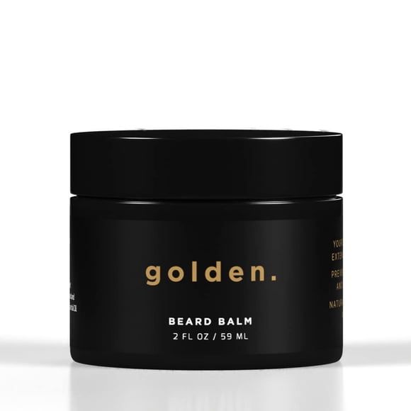Paquete de aceite y bálsamo para barba Golden Grooming para hombre, 60 ml
