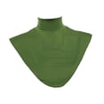 thumbnail image 2 of Moda falso cuello alto solapa chal medias camisas cuello falso abrigo bufanda cuello suave Verde Yuyangstore Cuello simulado desmontable., 2 of 8