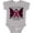 AC-Heather Grey, variant on Inktastic Multiple Myeloma Cancer Awareness Hope & Faith with Butterfly Ribbon Boys or Girls Baby Bodysuit