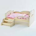 thumbnail image 2 of Cama en miniatura para muñecas de 30 cm, muebles de madera. oso durmiendo, 2 of 9