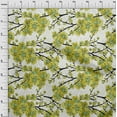 thumbnail image 4 of oneOone Polyester Spandex Olive Green Fabric Asian Chinese Floral Fabric For Sewing Printed Craft Fabric By The Yard 56 Inch Wide, 4 of 4