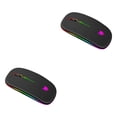 thumbnail image 2 of Ratón inalámbrico Moyic 2,4 GHz 800/1200/1600/2400 DPI Negro 2Conjunto, 2 of 6