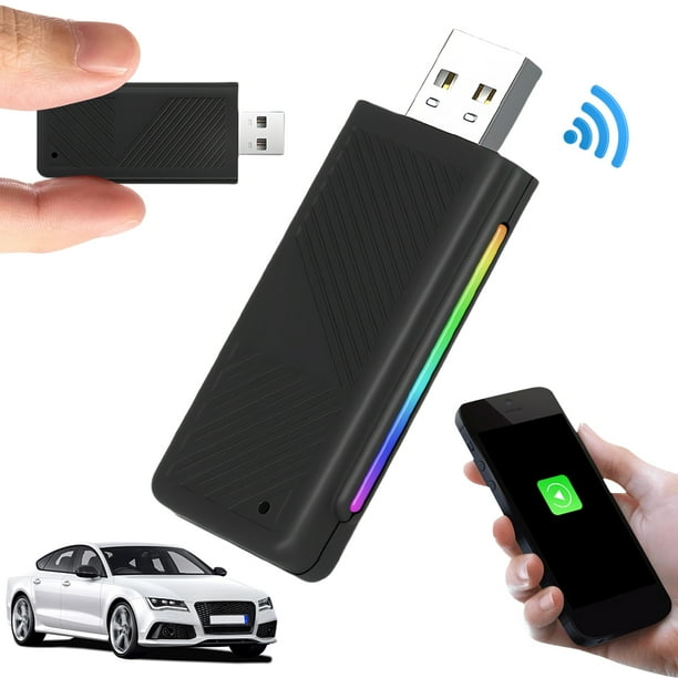 CarPlay Mini Box USB Car Dongle Adaptador Inalámbrico BT Conexión Rápida