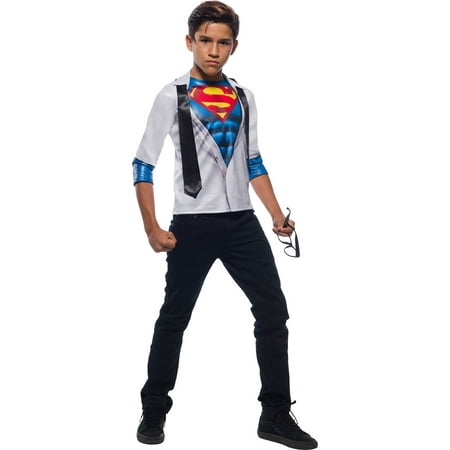 Boys Photo Real Superman Costume Top