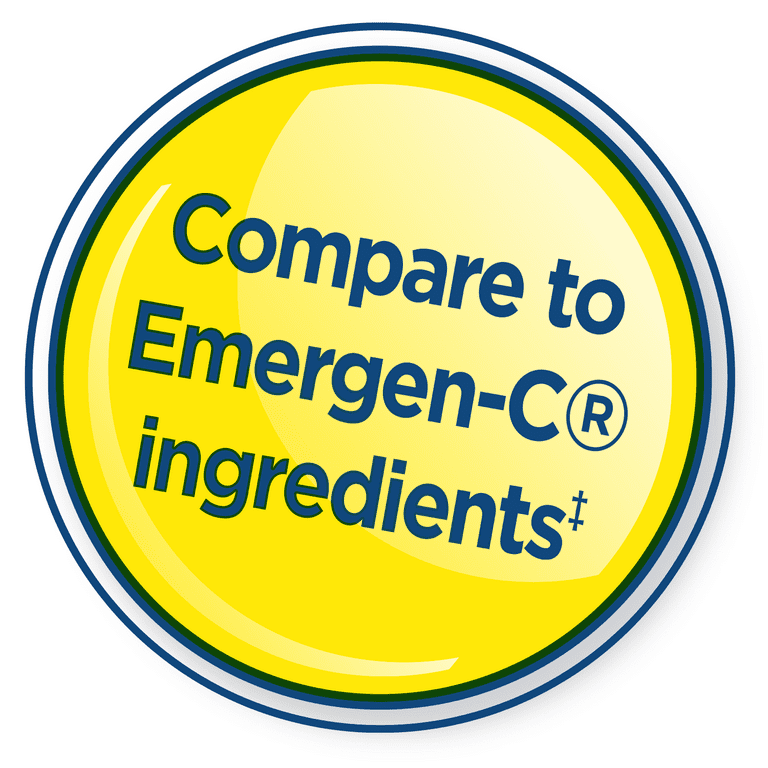 Equate 1000mg Vitamin C Powder Mix for Immune Support, Orange, 3.1 oz, 10 Count