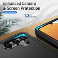 thumbnail image 6 of for Samsung A13 5G case, Galaxy A13 5G case, [Military Grade] with HD Screen Protector Magnetic Ring Kickstand Car Mount Protection Armor Phone Case Cover for Samsung Galaxy A13 5G, Black, 6 of 16