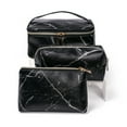 thumbnail image 2 of Piezas Bolsa de cosméticos Bolsa de cosméticos Bolsa de cosméticos portátil Organizador de viaje Impermeable Señoras Mármol Adepaton 2035567-2, 2 of 7