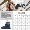 thumbnail image 5 of Atoshopce Womens Winter Snow Boots Waterproof Anti Slip Ankle Booties with Adjustable Hook Loop, 5 of 7