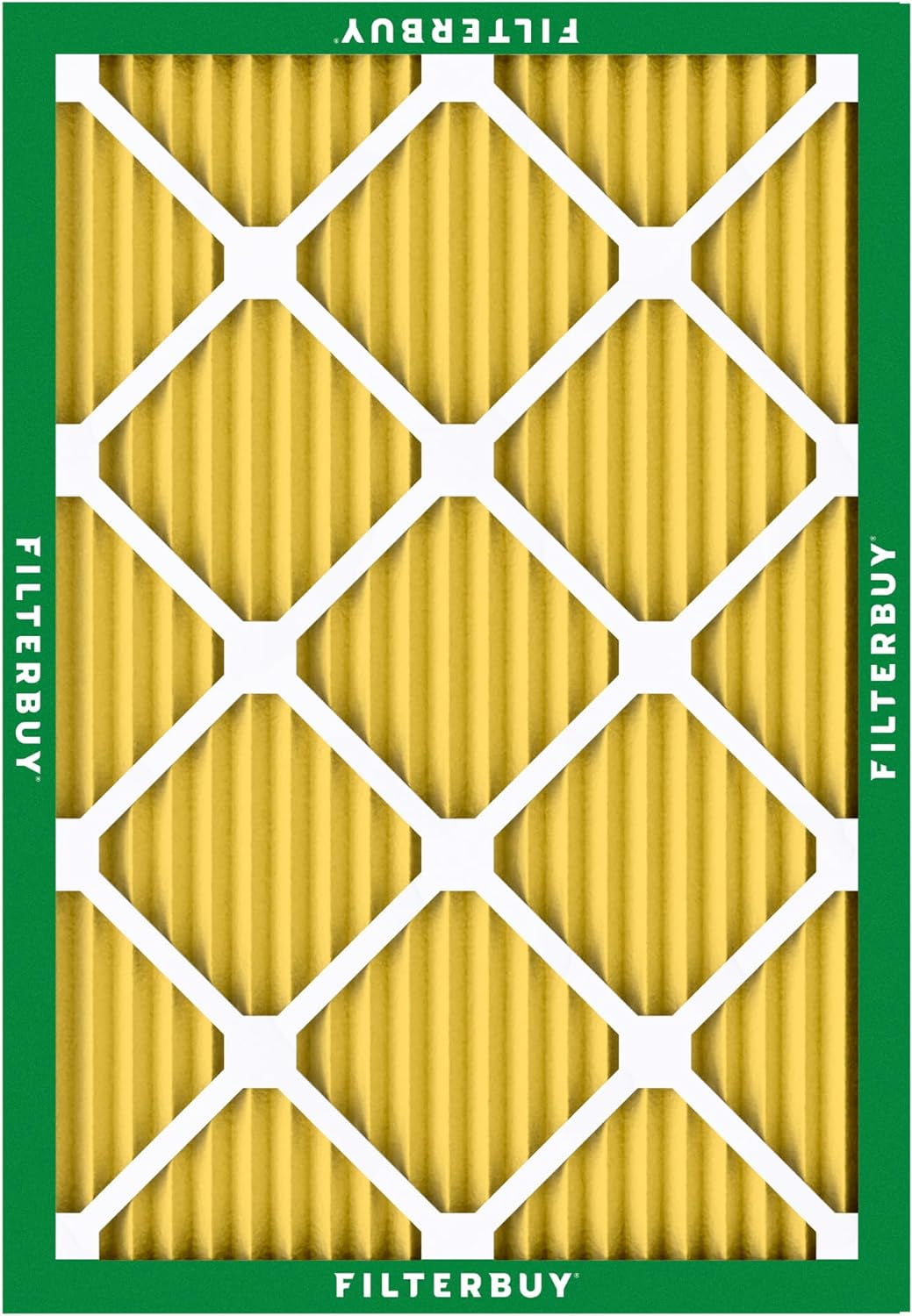 Filterbuy 20x22x1 Air Filter MERV 11 Allergy Defense, Pleated HVAC AC Furnace Filter Replacement, 6-Pack