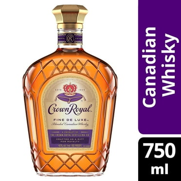Crown Royal Fine De Luxe Blended Canadian Whisky, 750 mL, 40% ABV