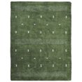 thumbnail image 2 of Rugsotic Carpets Handmade Rugs Hand Knotted Loom Rectangle 3'x5' Green Silk Mix for Indoor Use, 2 of 5