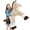 Brown-1, variant on MaoGoLan 35" Giant Horse Stuffed Animal Large Stuffed Horse Plush Toy