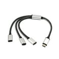 thumbnail image 4 of USB C Male to Two USB-C Female Splitter Hub for Type-C Charger Cable, 4 of 8