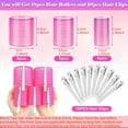 thumbnail image 2 of Self Grip Rollers,Hair Curlers with 18Pcs Hair Roller 3 Sizes (6 Large Rollers, 6 Medium Rollers and 6 Small Rollers) and 10 Clips for Long Medium Short Hair Volume, 2 of 8
