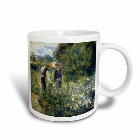 

3dRose Renoir Painting Picking Flowers - Ceramic Mug 11-ounce