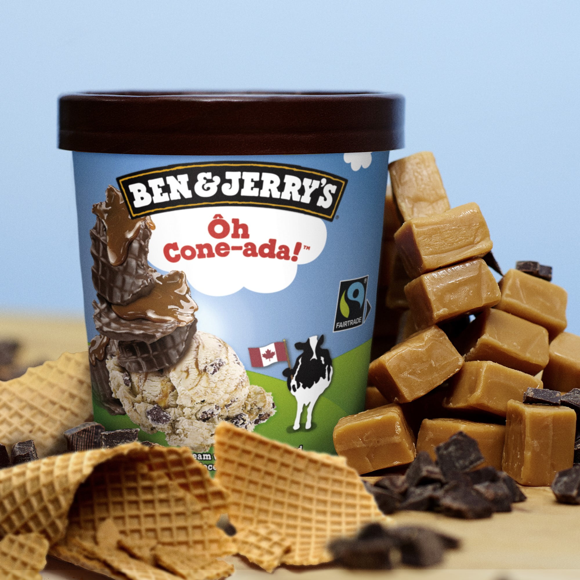 Ben & Jerry's Oh Cone-ada! Ice Cream, 473 mL