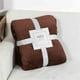 thumbnail image 1 of Super Soft Reversible Fleece Throw Blanket for Sofa Bed and Travel, 1 of 7