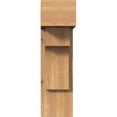 thumbnail image 2 of Ekena Millwork 7 1/2"W x 18"D x 26"H Westlake Block Smooth Bracket w/ Offset Brace, Western Red Cedar, 2 of 25