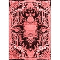 thumbnail image 1 of Ahgly Company Indoor Rectangle Medallion Red French Area Rugs, 7' x 9', 1 of 4