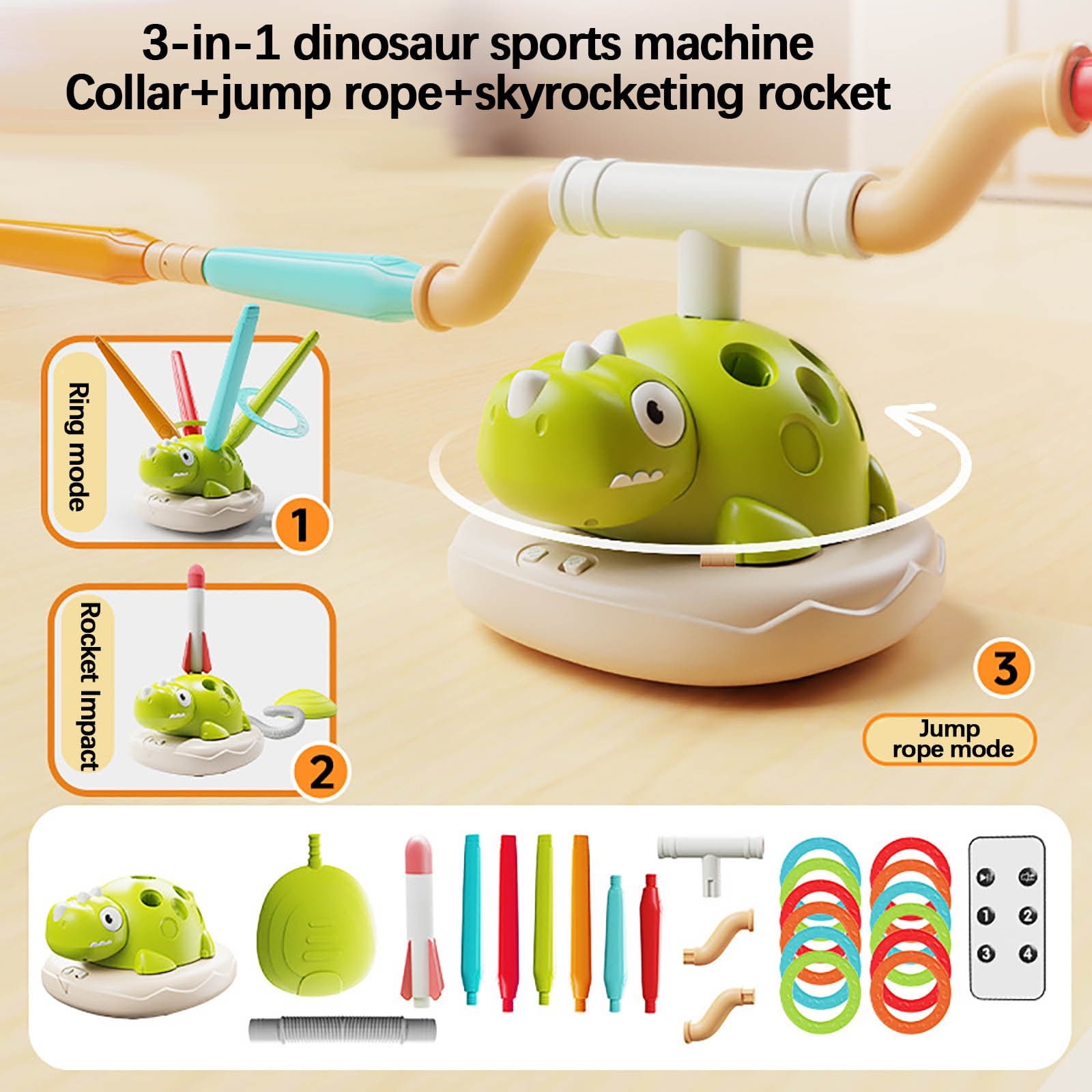 Merry Christmas - Dragon Sportss Children Skyrockets Children's Garden Sense Training Toys Parent-child Interactive Ring Tool Jumps Rope