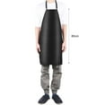 thumbnail image 5 of Shoreew Waterproof Apron for Lab Work Butcher Oil Resistant Bib Apron Adjustable Straps Gardening Dog Grooming Apron, 5 of 7