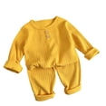 thumbnail image 6 of Posijego Kids Clothes Sets Boys Girls Long Sleeve Thermal Base Layers Undershirts and Bottoms Casual Sets for Cold Weather, 6 of 7