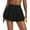 Black, variant on PINSPARK Womens Tennis Skirts with 3 Pockets High Waisted Pleated Skirt Double Ruffle Athletic Golf Skorts Skirts Breathable Pickleball Skirt