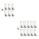 thumbnail image 5 of Ganchos de rodillos Matsuzay para enrejado resistentes a la intemperie con cable de 15 m Kit de invernadero 10 piezas, 5 of 6