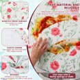 thumbnail image 3 of Tcwhniev Round Tablecloth, Elastic Fitted Waterproof Tablecloths for 45"-56" Tables, Wipeable PVC Table Cover for Camping, Dining, Indoor and Outdoor, 3 of 8