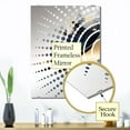 thumbnail image 3 of Designart "Whirls of Serenity in Golden Blue Abstract II" Abstract Fractal Oversized Wall Mirror - Modern Abstract Bathroom Wall Mirror Decor - Multiple Color Options, 3 of 6