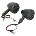 thumbnail image 3 of Turn Signal Lamp Motorcycle Turn Lamp Led Turn Lamp 2pcs LED Turn Signal Lamp Indicator Bright Yellow Light Color Waterproof Fit For  Retro MotorbikeBlack, 3 of 8