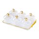 thumbnail image 1 of Cuencos divididos para servir aperitivos, bandeja para servir frutos secos y dulces, transparente, plato de frutos secos para boda, bandeja de frutos 6 cuadrícula, 1 of 9