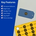 thumbnail image 3 of Avery Printable Round Labels, Bright Yellow, 0.75" Diameter, 3,200ct, 3 of 11