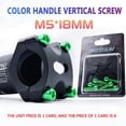 thumbnail image 2 of Tornillos de bicicleta JShteea M5x18mm con arandela Verde 6pcs, 2 of 9
