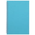 thumbnail image 2 of Leather Grain White Paper Notebook A5 with Margin Glossy Card Cover, 2 of 6