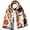 Orange, variant on Women Two-Tone Daisy Print Lightweight Scarf Lovely Flower Soft Shawl Scarves Neck Wraps for All Season, 5 Colors (Orange)