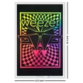 thumbnail image 3 of Weezer Logo Flocked Blacklight Poster 23.5" x 35.5" - Laminated, 3 of 6