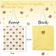 thumbnail image 2 of GHSDFBB Sac de Plage u2013 Sac Fourre-Tout Multifonctionnel Double Face en Toile, Sac de Rangement Réutilisable Deux Couleurs, 2 of 7
