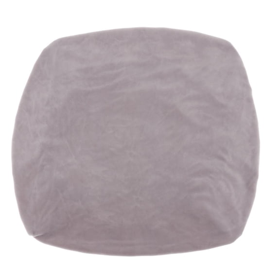 Lazsy Dinning Chair Seat Velvet Covers Stretch Spandex - Light Grey
