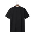 thumbnail image 2 of Wolf Lettering Graphic Print T-Shirt, Men's Casual Street Style, Comfortable Round Neck T-Shirt, Suitable For Summer, 220g, 2 of 5