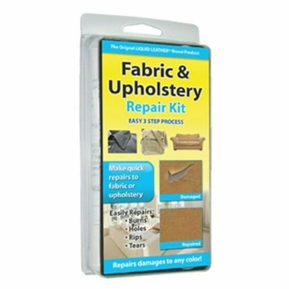 Quick 20 Fabric and Upholstery Repair Kit- 7 Fiber Colors 2 Fabric Adhesives for Damaged Spot (30-475)