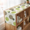 thumbnail image 6 of Table Runners 90 Inches Long Dress Scarves, Abstract Geometric Farmhouse Coffee/Dining/Kitchen Table Runner for Living Room, Farmhouse Vintage Polka Dot Green 13x90 Inch, 6 of 9