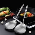thumbnail image 2 of Kitchen Skimmer Slotted Spoon Stainless Steel Professional Oil Spider Strainer, 2 of 8