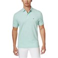 thumbnail image 1 of Tommy Hilfiger Polo de rugby de ajuste clásico para hombre, verde, XXX-Large, 1 of 1