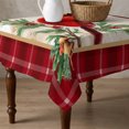 thumbnail image 4 of Christmas Cardinal Table Cloth Waterproof Tablecloths, Winter Red Bird Vintage Xmas Berry Leaf Tablecloth Dining Table Cover for Kitchen Party Tabletop Outdoor, Square Tablecloth 54x54 Inch, 4 of 9